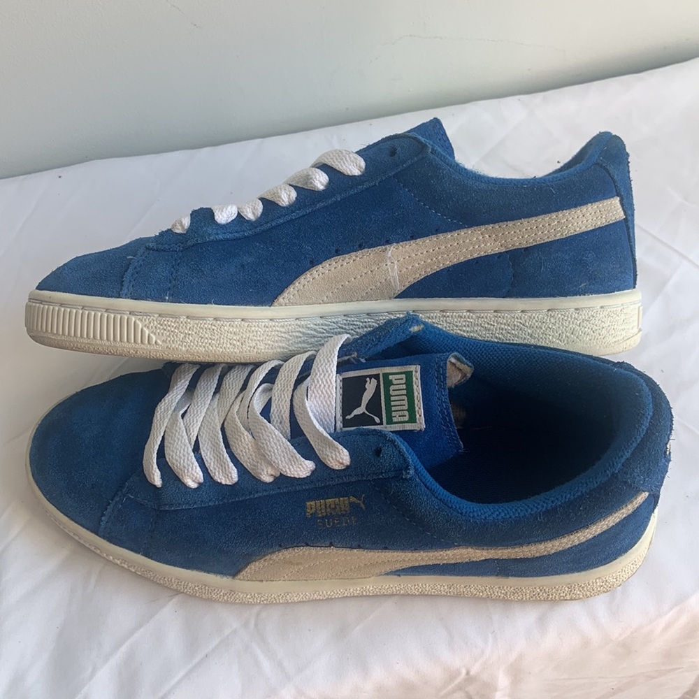 Puma Classic Suede Jr Snorkel blue/white - Picture 8 of 10